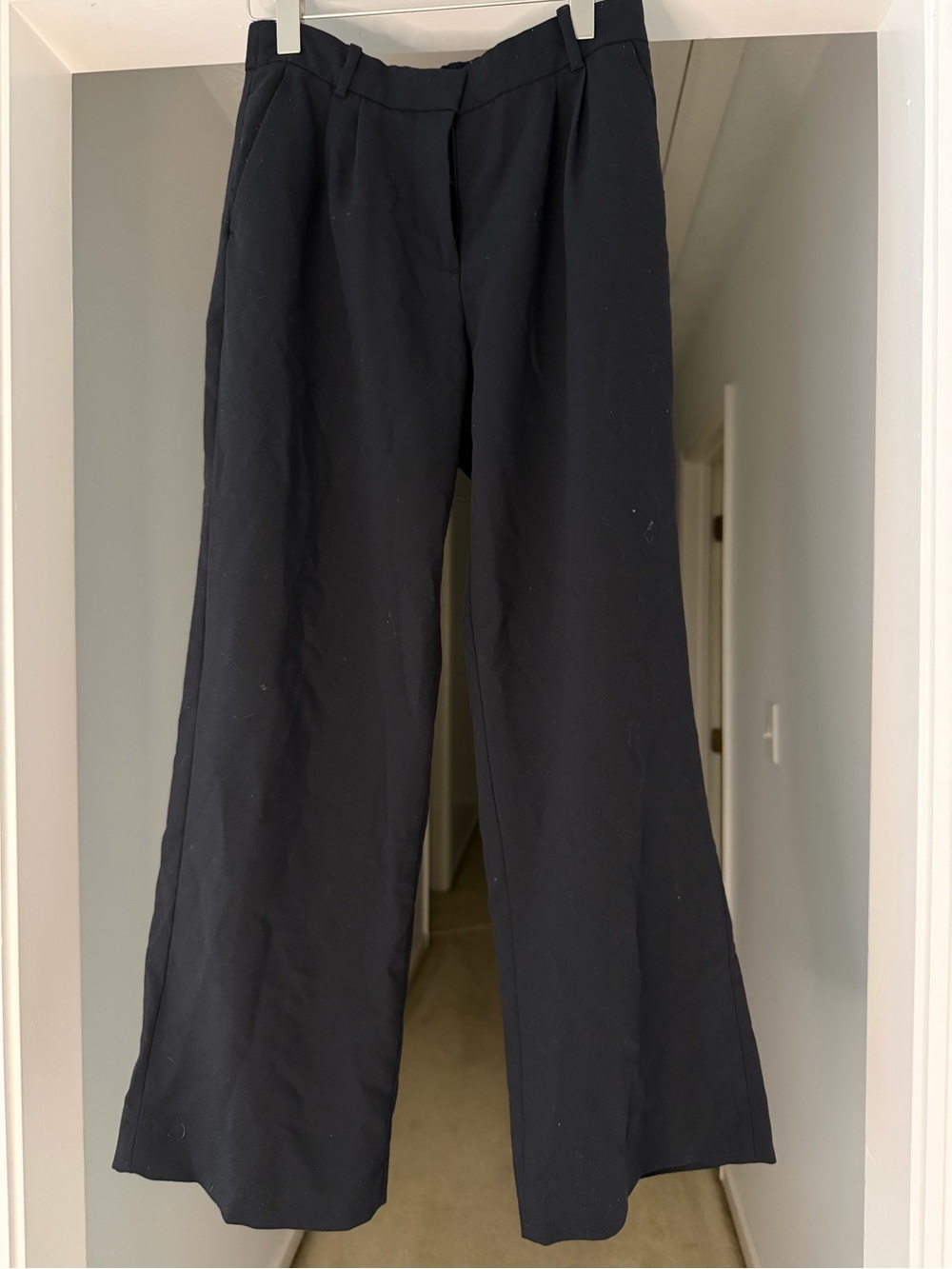 Abercrombie & Fitch Curve Love  Black wide leg Pants